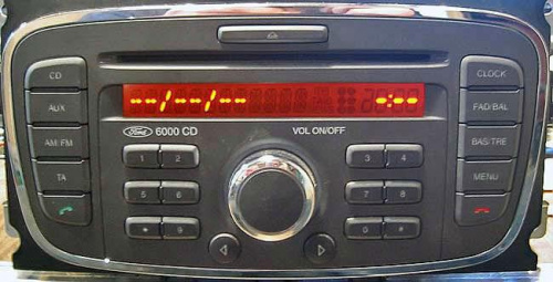 Radio Ford 6000 CD Sony SECURITY LOCKED naprawa PHU
