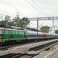 16.08.2008 (Czerwieńsk) ET22-329 menewruje na stacji Czerwieńsk.