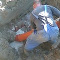 Kwiecień 2009 - kanalizacja - wpięcie w trójnik #Kornelia #budowa