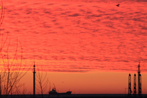 wejście do portu Gdynia