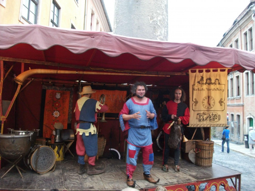 Görlitz,w zaułkach uliczek starego miasta rozbrzmiewała muzyka z dawnych czasów,można było usiąść,posłuchać albo potańczyć...