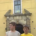 Okno i miejsce szczegolne. Kuria Metropolitarna, ul. Franciszkanska, Krakow. "Sumienie, to najtajniejsze sanktuarium czlowieka". - JAN PAWEL II (Fot. VII.2006)