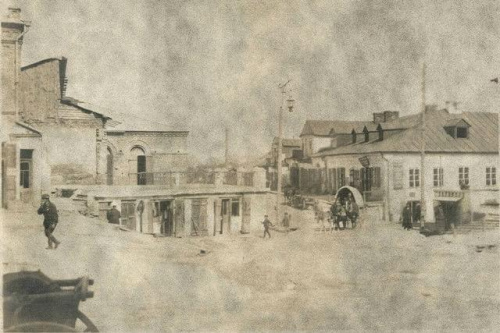 centrum miasta ok 1917 roku #StaryHrubieszów