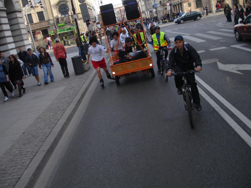www. zjazd. waw. pl #WMK #kwiecień #PraskaGrupaRowerowa #MasaKrytyczna #Warszawa #rower