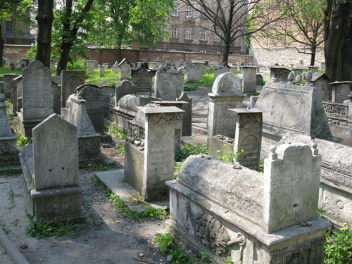 Kraków synagoga,cmentarz REMU