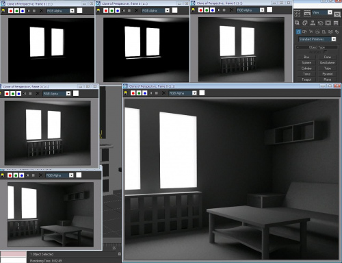 Proces tworzenia sceny