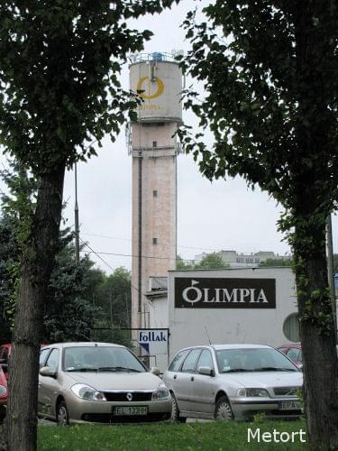 Łódź - wieża ciśnień - fabryka OLIMPIA
