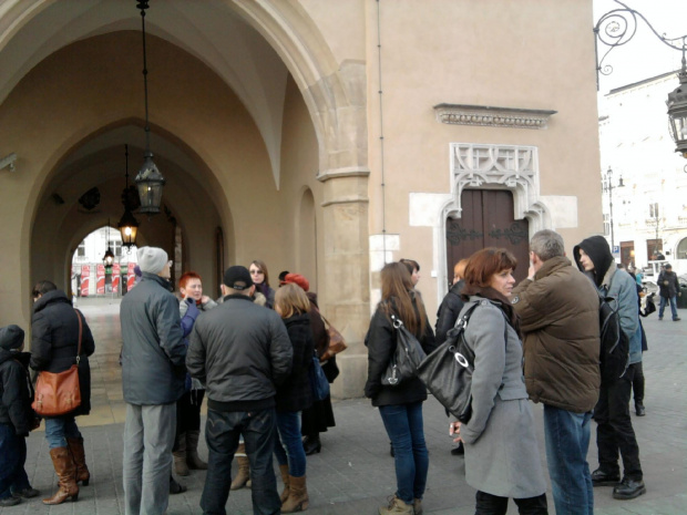 Wycieczka do Krakowa do muzeum pdo sukiennicami w Rynku 2011 12 19 #Kraków