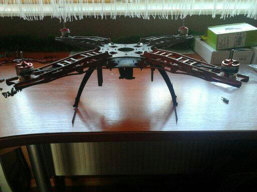 Silniki na ramie #budowa #modelarstwo #quadrocopter #wiicopter