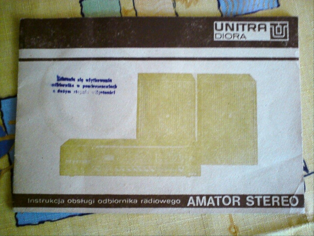 Instrukcja zestawu Amator Stereo Unitra Diora #Amator #Stereo #Unitra #Diora