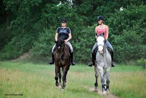 2009.06.18 Trening w Stodolach, Zosia i Ania