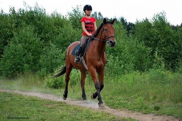 2009.06.18 Trening w Stodolach, Zosia i Ania