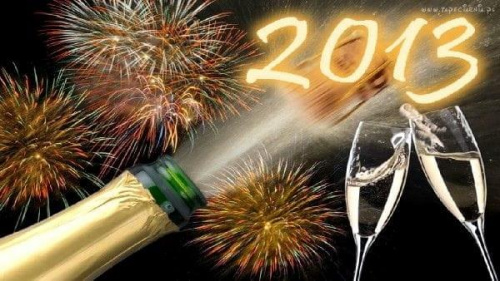 Wiele radości i miłości, sukcesów i pomyślności, niech Wam zdrowie dopisuje, a niczego nie brakuje w 2013 roku!!!!!
Dosiego Roku :)