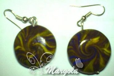 biżuteria z masy termoutwardzalnej FIMO #biżuteria #fimo #kolczyki #MasaTermoutwardzalna #PolimeryClay #earrings #earring #pedant