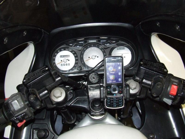 Uchwyt motocyklowy do GPS #yamaha #fj1200 #UchwytGps