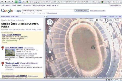 #StadionŚląskiWChorzowie #Stadion #Śląski #Chorzów #Google #Earth #map #mapa #stóp #skala #podziałka
