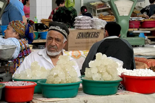 Sprzedawca cukru #uzbekistan #ludzie