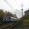 18.10.2008 EP09-042 opuszcza Kostrzyn z pociągiem EC - BWE rel.Berlin - Warszawa Wsch.