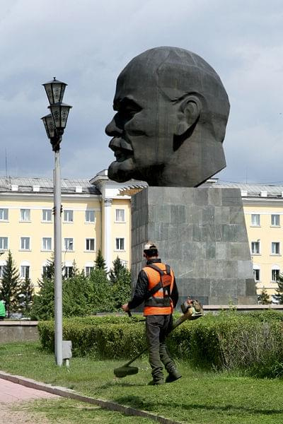 Największa głowa Lenina na świecie #rosja #lenin