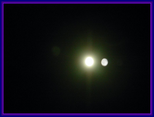 a tutaj zobaczyłam dwa księżyce:)) #mazury