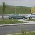 Pauza na autobanie #parking #samochód #AlfaRomeo #Alfa164