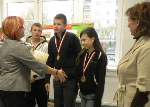 Mistrzostwa Torunia Szkół Gimnazjalnych w Warcaby Klasyczne Copernicus SG 2009 - SOSW Toruń, dn.19.11.2009r.