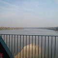 Widok na Wisłę z mostu w Bydgoszczy