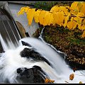 Jesien 2008 #jesien #wodospad #liscie