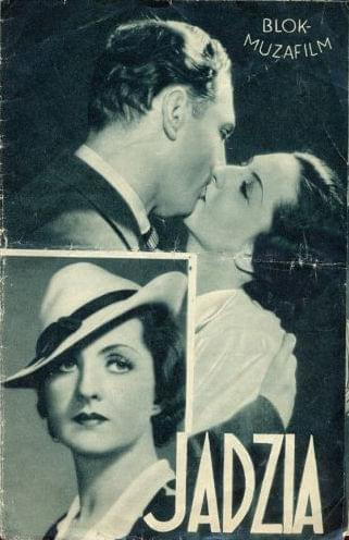 Jadwiga Smosarska. Plakat filmu Jadzia_1936 r.
