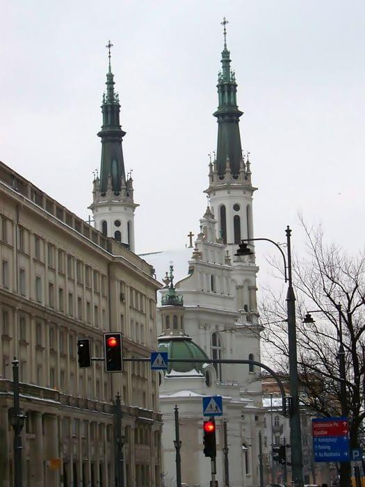Zimowa Wawa o różnych porach doby.. #Warszawa #zima #Marszałkowska #Śródmieście #KościółZbawiciela