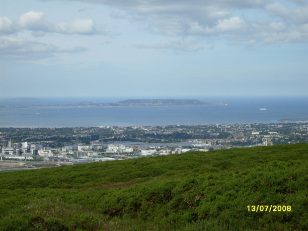 Widok na Dublin i Howth