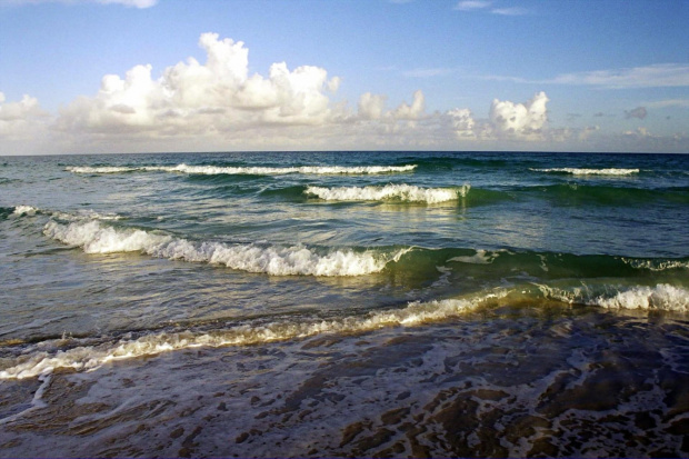 Morze karaibskie #karaiby #morze #widok #fale
