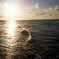 Zachód słońca Varadero #fale #Kuba #morze #plaża #Varadero #ZachódSłońca