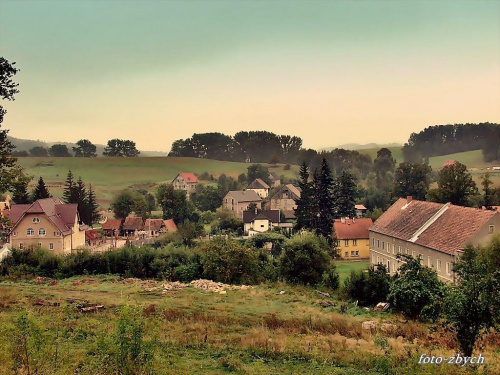 Wieś Pławna /dolnośląskie/ #wieś #widok