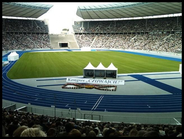 Czuwajcie , Miedzynarodowy Kongres Swiadkow Jehowy . Berlin , Stadion Olimpijski , Lipiec - 2009 #swiadkowie #jehowy #kongres #berlin #religia #czuwajcie