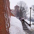 Wejście na Wawel.