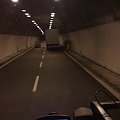 Jeden z tuneli na Lazurowym Wybrzeżu po włoskiej stronie