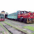 Pociąg Salonowy prowadzi LDH18-001 #Salonka #TOZK #Pyskowice #LDH18 #Kolej #Lokomotywa #Wagon #Spalinowóz #Skansen
