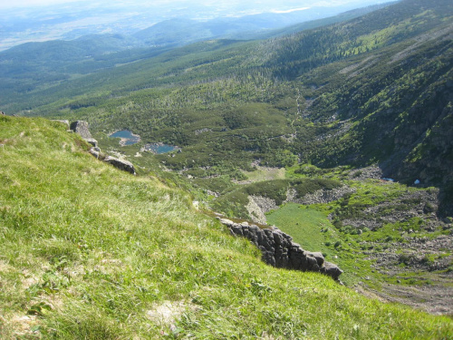 Stawy w śnieżnych Kotłach