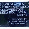Trasa E5 Gniezno Łabiszynek Modliszewo
cmentarz Ewangielicki w lesie po prawej stronie 600 m od trasy