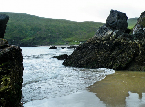 plaża na wyspie Achill w Irlandii