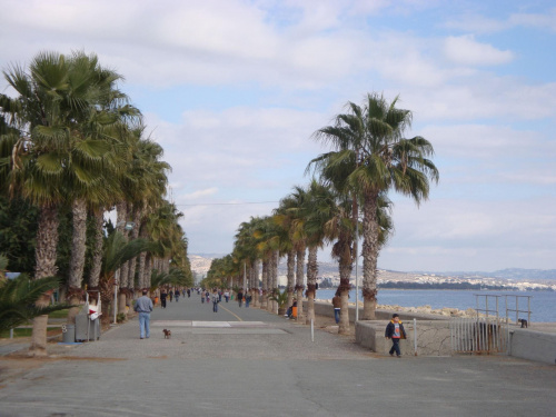 Cypr-Limasol-promenada nad morzem