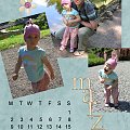 Kalendarz 2009 - Marzec #DigitalScrapbooking #kalendarz