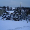 Atak Zimy 16.02.2009 Osiek/k.Olkusza. #zima #atak #mróz #przyroda #snieg #śnieg #luty #opad #płatek #mroźno #zaspy #góry #AtakZimy #chłód #zaspa #slisko #lód #drzewa #drzewo #natura #ogród #wieś #wioska #osiek #olkusz