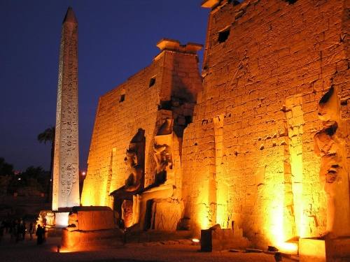 Światynia w Luksorze - Świątynia Narodzin Amona #Egipt #Luksor #egzotyczne #świątynia