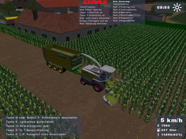 Claas Jaguar 870 #ClaasJaguar870 #Claas #LandwirtschaftsSimulator2008 #Landwirtschafts #Simulator