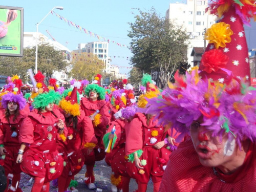 Cypr-parada karnawalowa w Limassol 01.03.2009 #zabawa #parada #karnawal