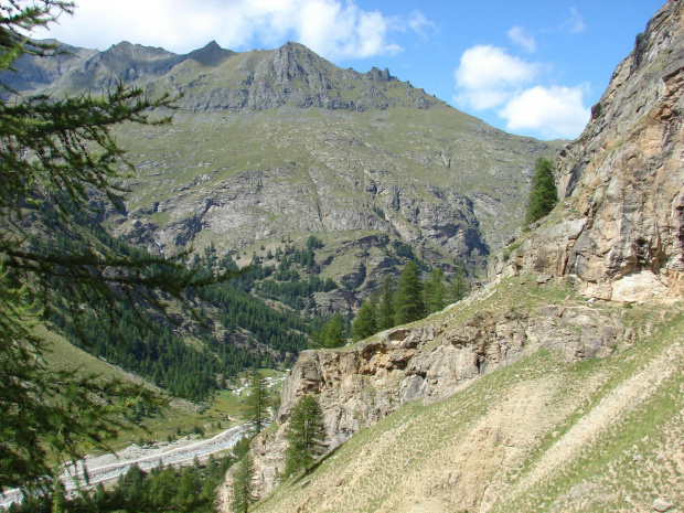 W drodze do schroniska Vittorio Emanuele II #wakacje #góry #Alpy #lodowiec #treking #Włochy
