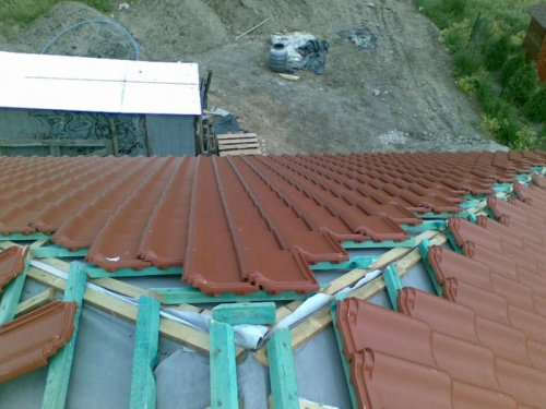 Czerwiec 2008 - Dach - rzut oka z góry
