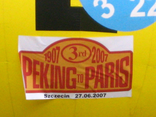 27.06.2007 - RAJD PEKIN-PARYŻ W SZCZECINIE